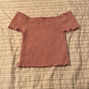 Off the shoulder wishful park top